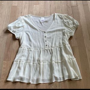 Cream Colored Blouse